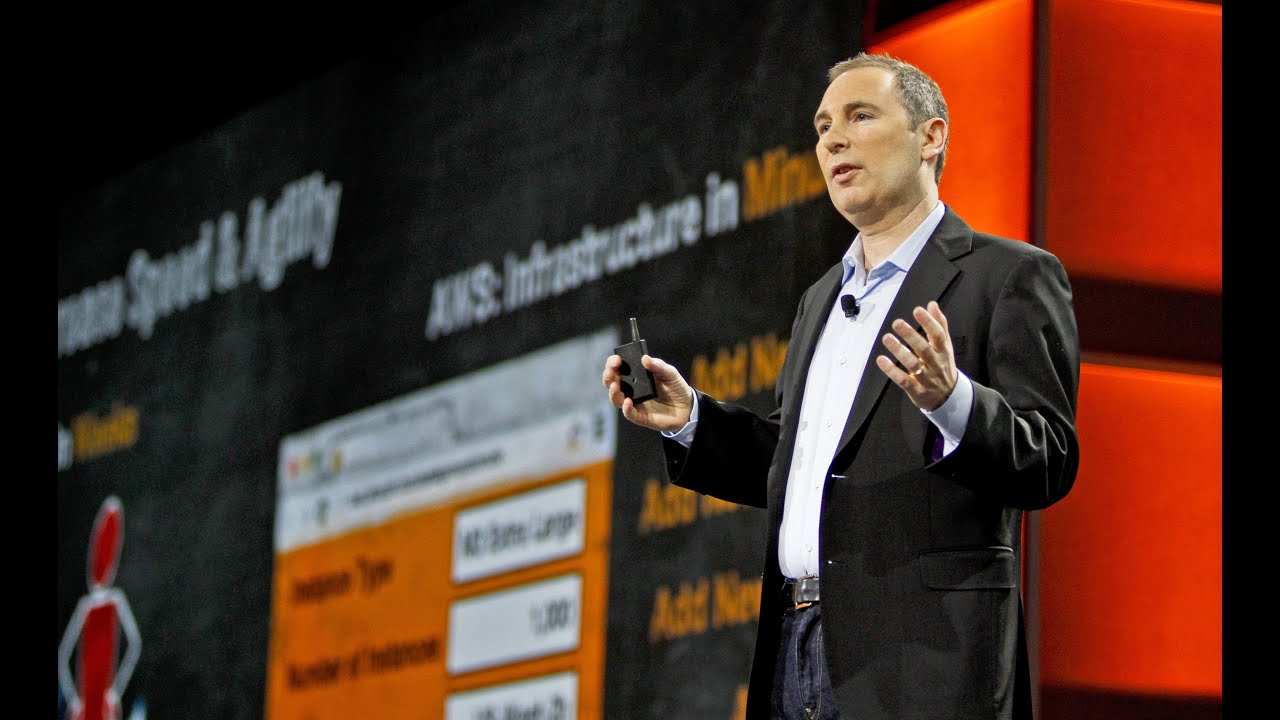 Andy Jassy durante el evento re: Invent Day 1 en 2012. Foto: Divulgación de AWS.