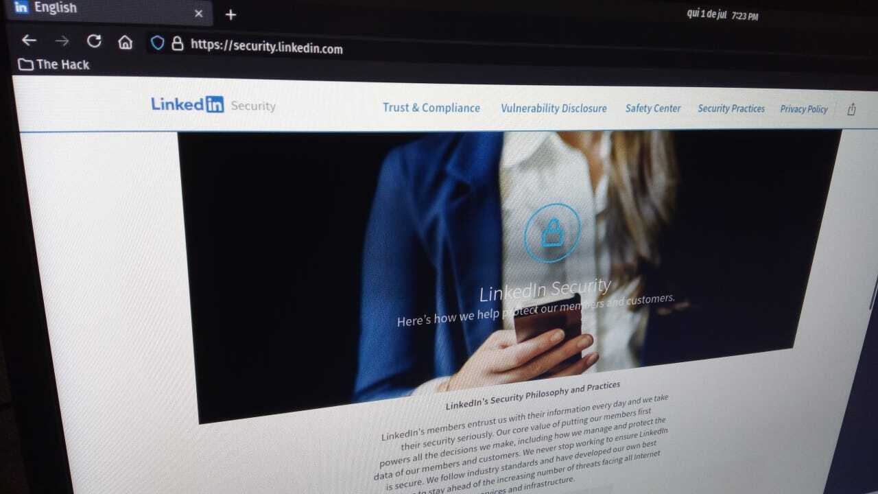 New message' email supposedly sent via LinkedIn leads to a phishing page