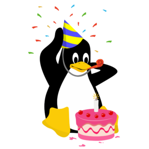 Tux Birthday Celebrate