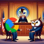 Google and the Department of Justice in the courtroom