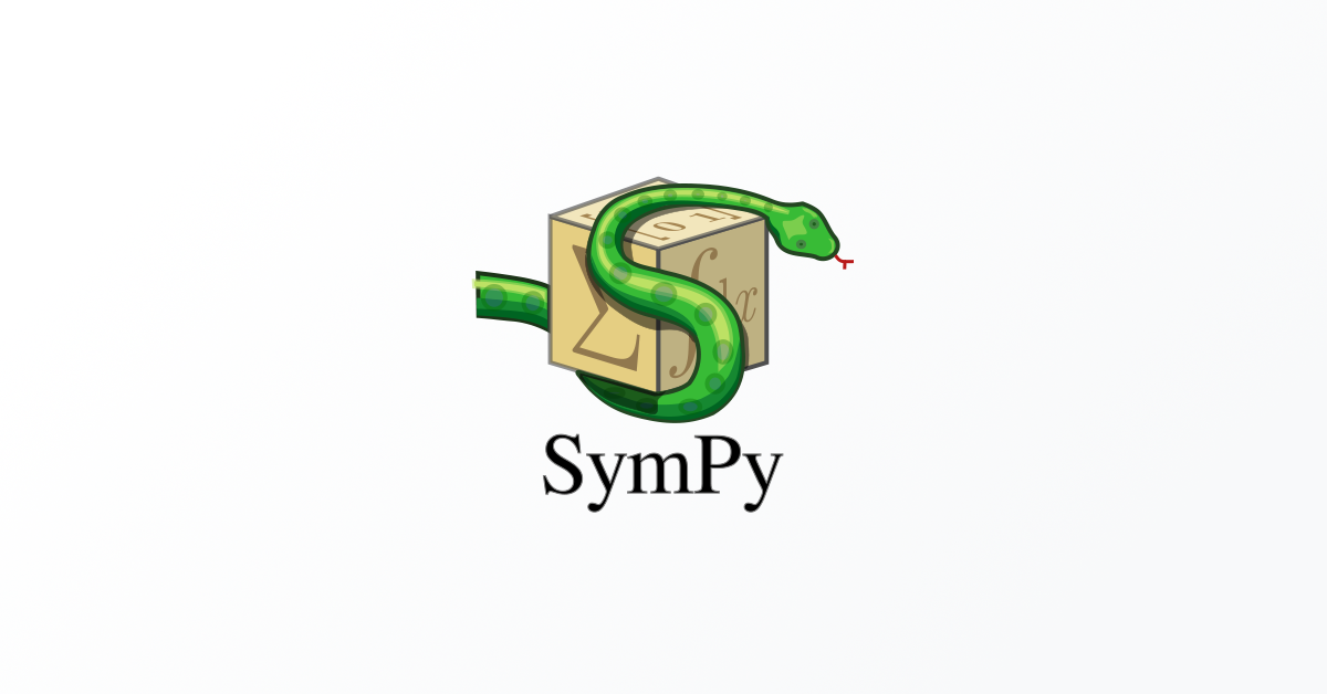 Featured Image of the Sympy logo