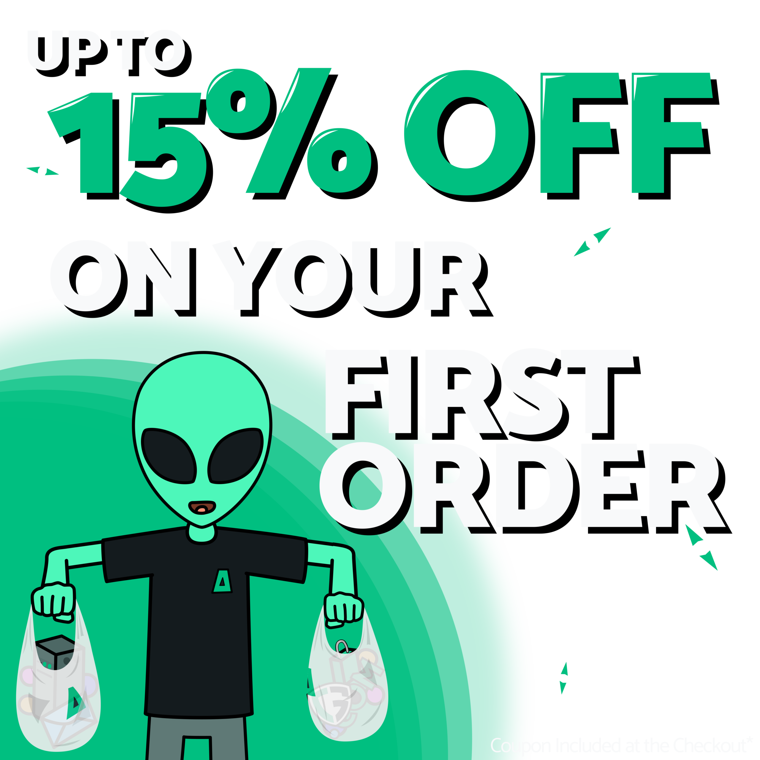 15percent Off on First Purchase