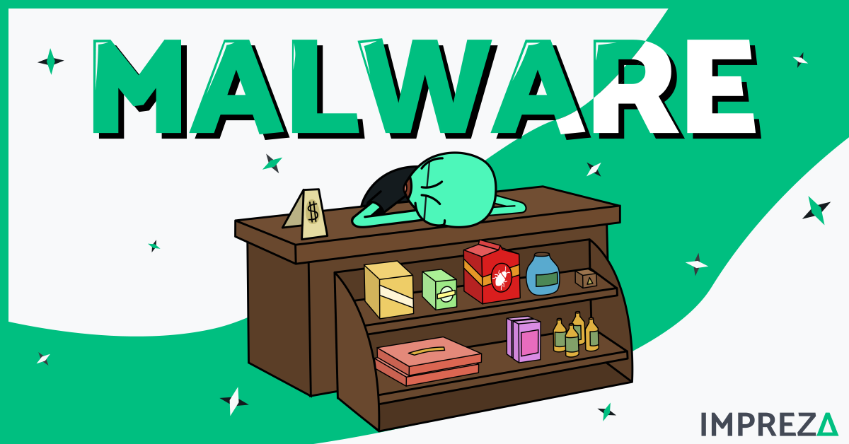 Malware Store Featured Image made for Impreza Host News, drawn by Impreza Team 2026