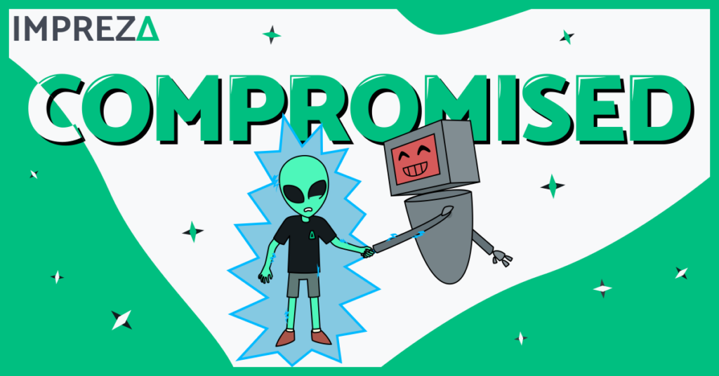 Impreza's Character, Jake, Compromised Featured Image for Impreza News, made by Impreza Team, 2026