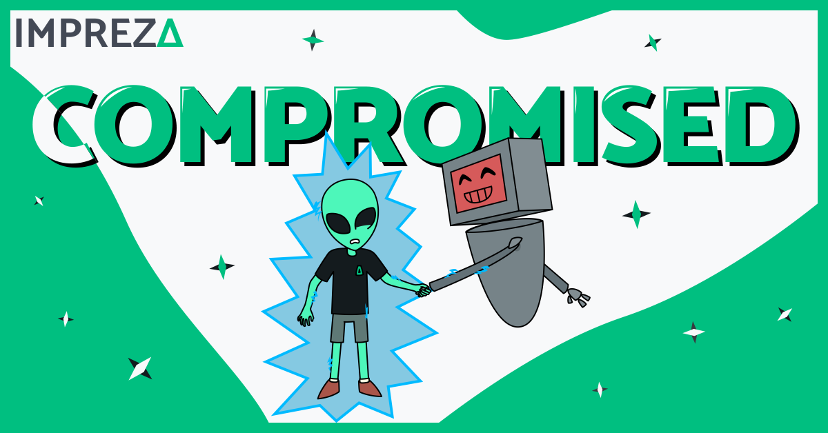 Impreza's Character, Jake, Compromised Featured Image for Impreza News, made by Impreza Team, 2026