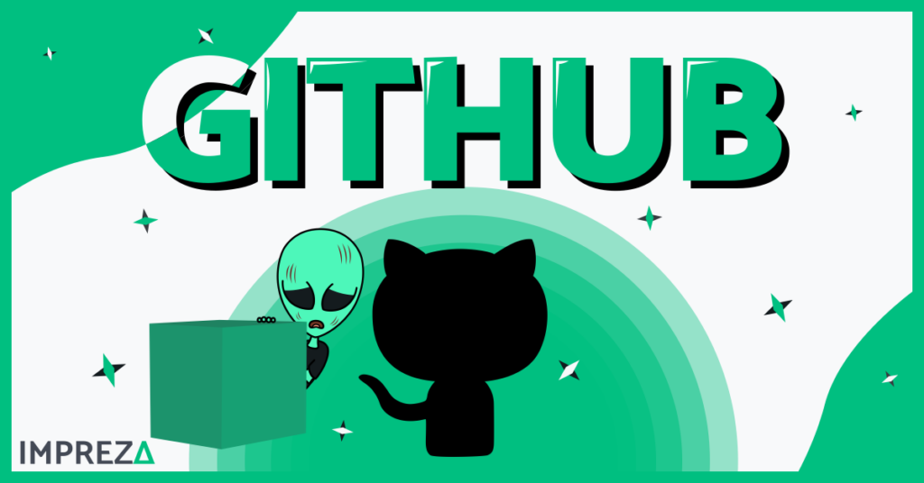 Impreza's Character, Jake, Scratched by GitHub Featured Image for Impreza News, made by Impreza Team, 2026.