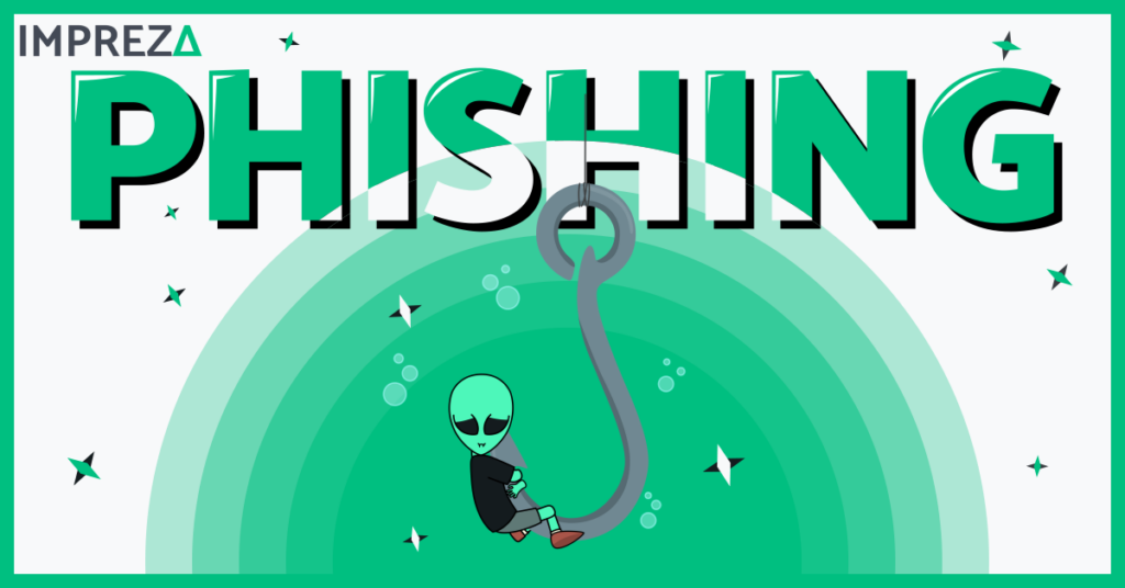 Impreza's Character, Jake, on FishHook, Phishing Featured Image for Impreza News, made by Impreza Team, 2026