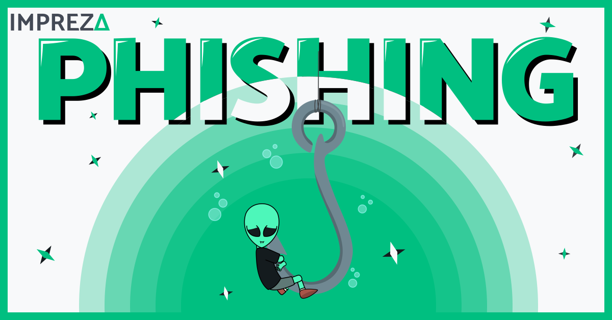 Impreza's Character, Jake, on FishHook, Phishing Featured Image for Impreza News, made by Impreza Team, 2026