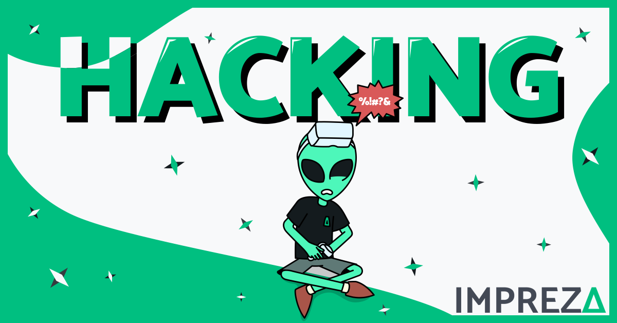 Impreza's Character, Jake, using a VR Headset with Hacking Labeled, featured image for Impreza News, made by Impreza Team, 2026